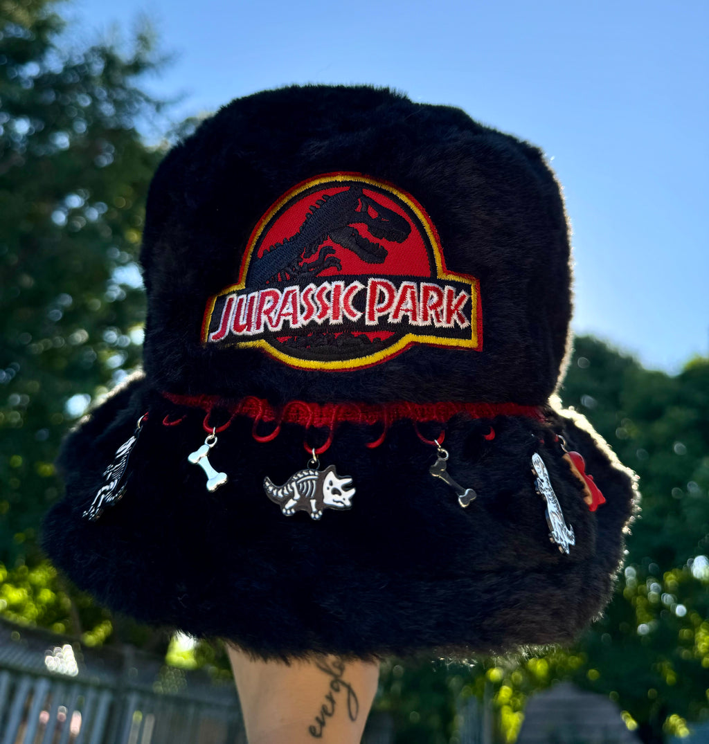 JURASSIC PARK INSPIRED FURRY BUCKET HAT
