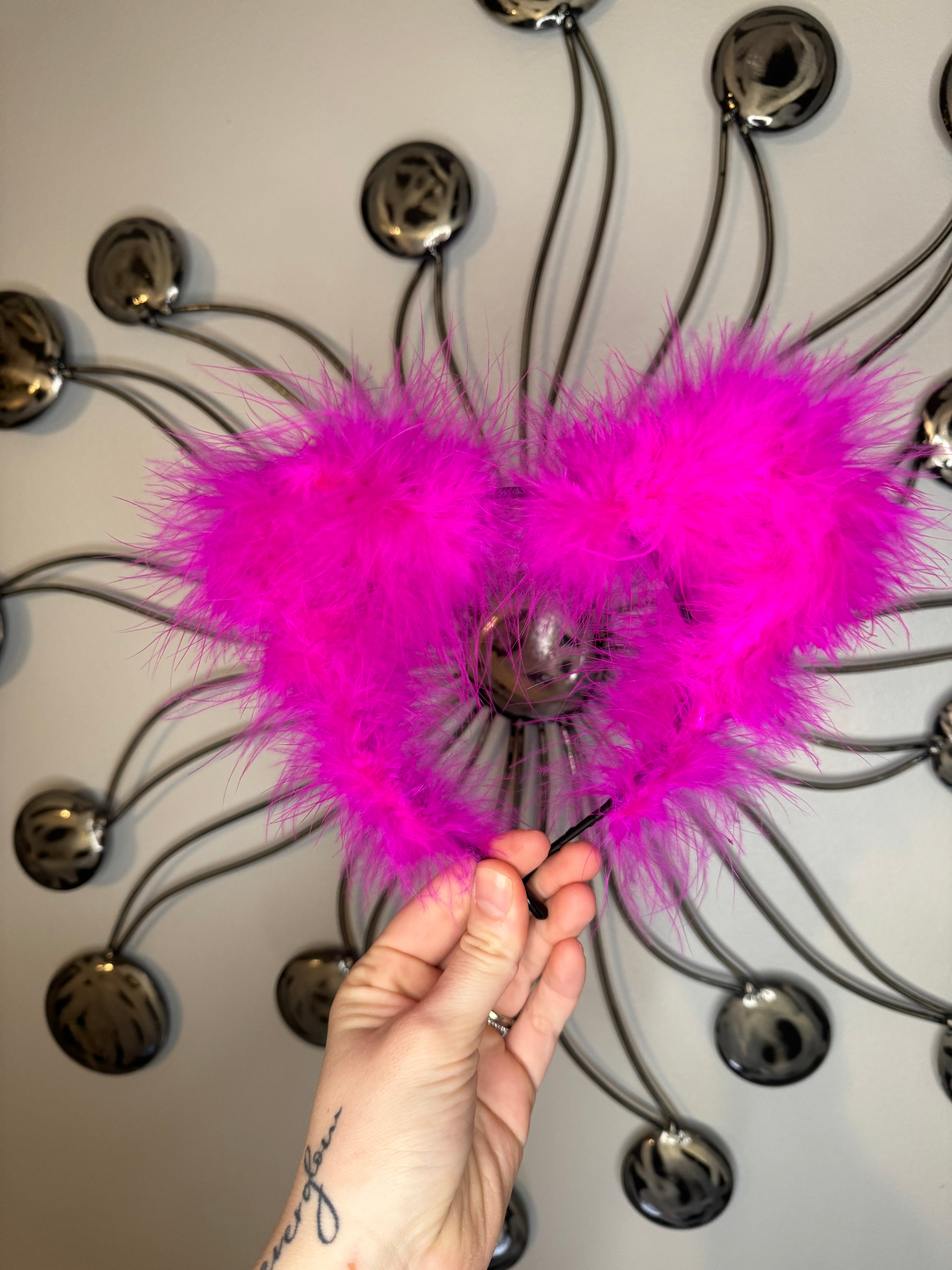 HOT PINK FLUFF EARS