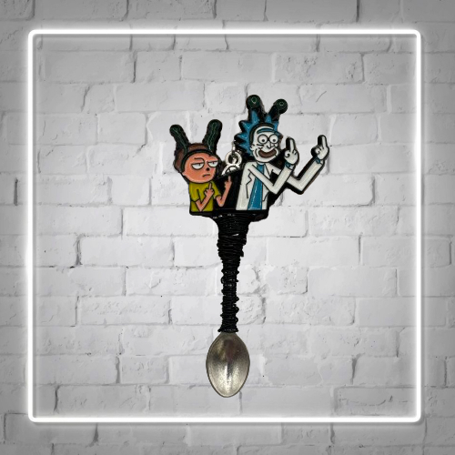 RICK N MORTY INSPIRED NECKLACE