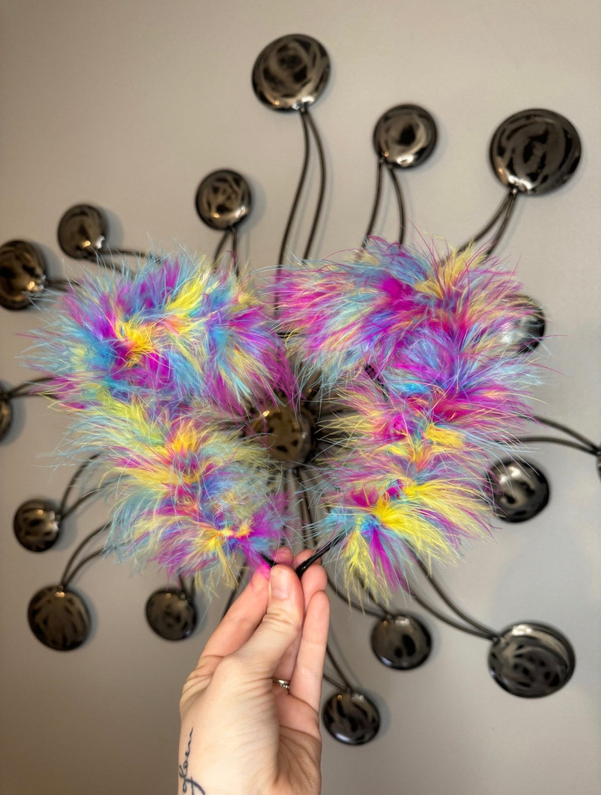 RAINBOW MIXED FLUFF EARS