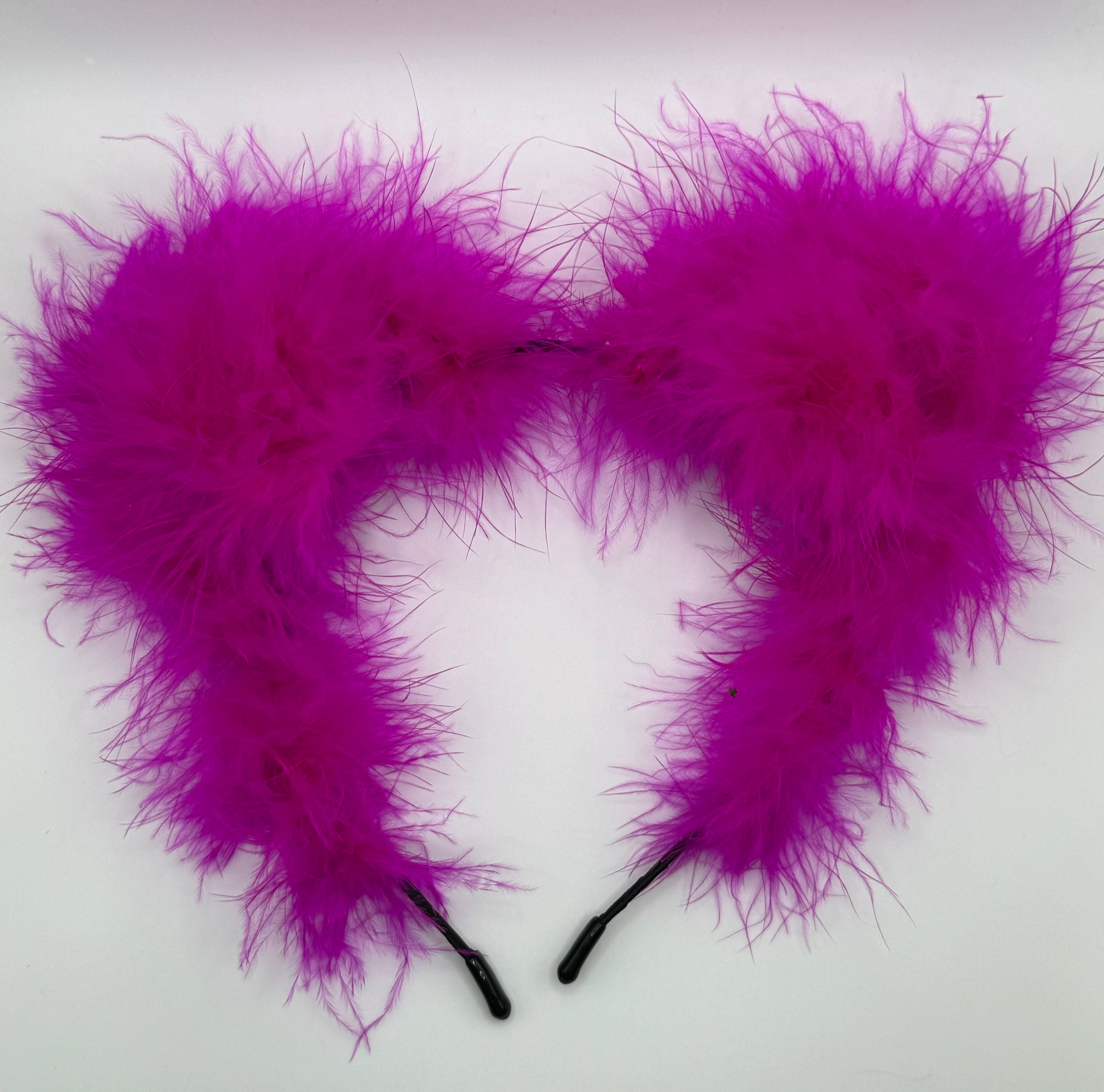 HOT PINK POCKET FLUFF EARS