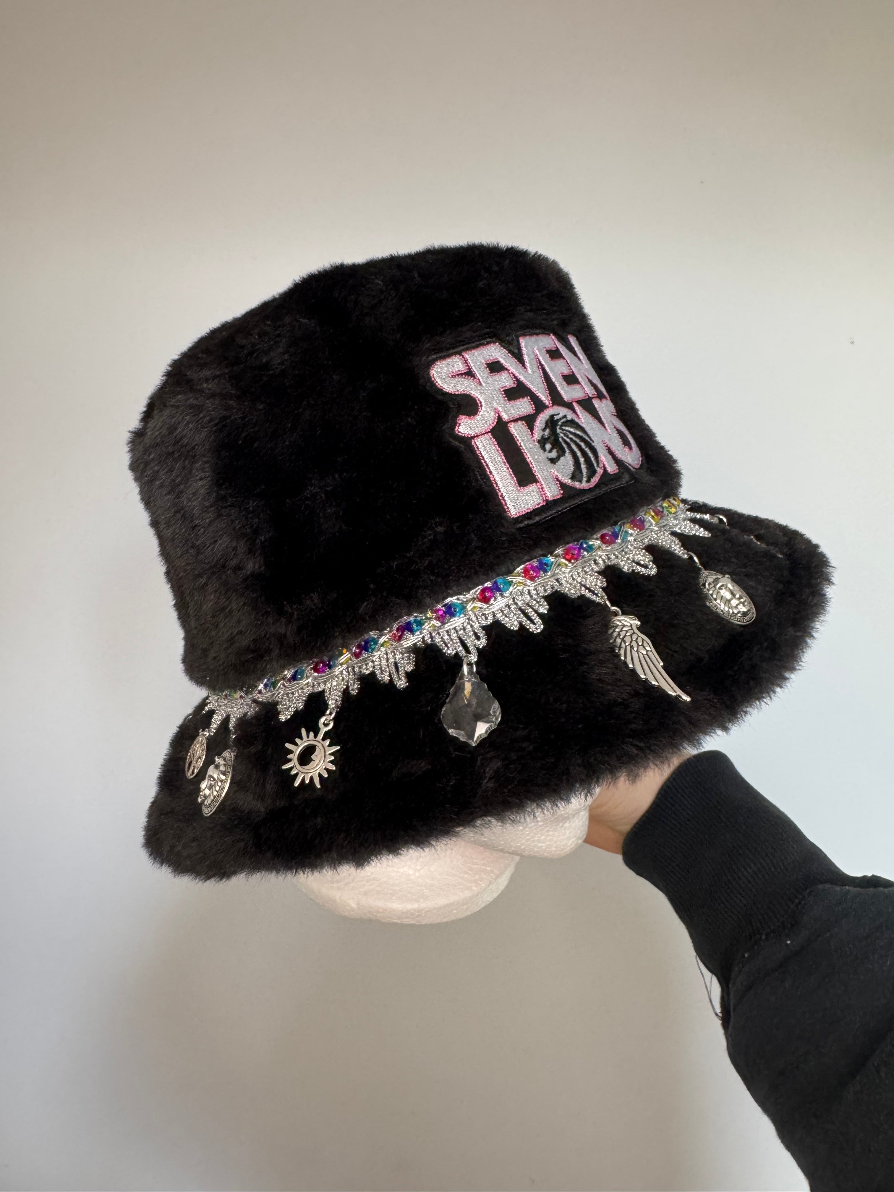 SEVEN LIONS DJ INSPIRED FURRY BUCKET HAT
