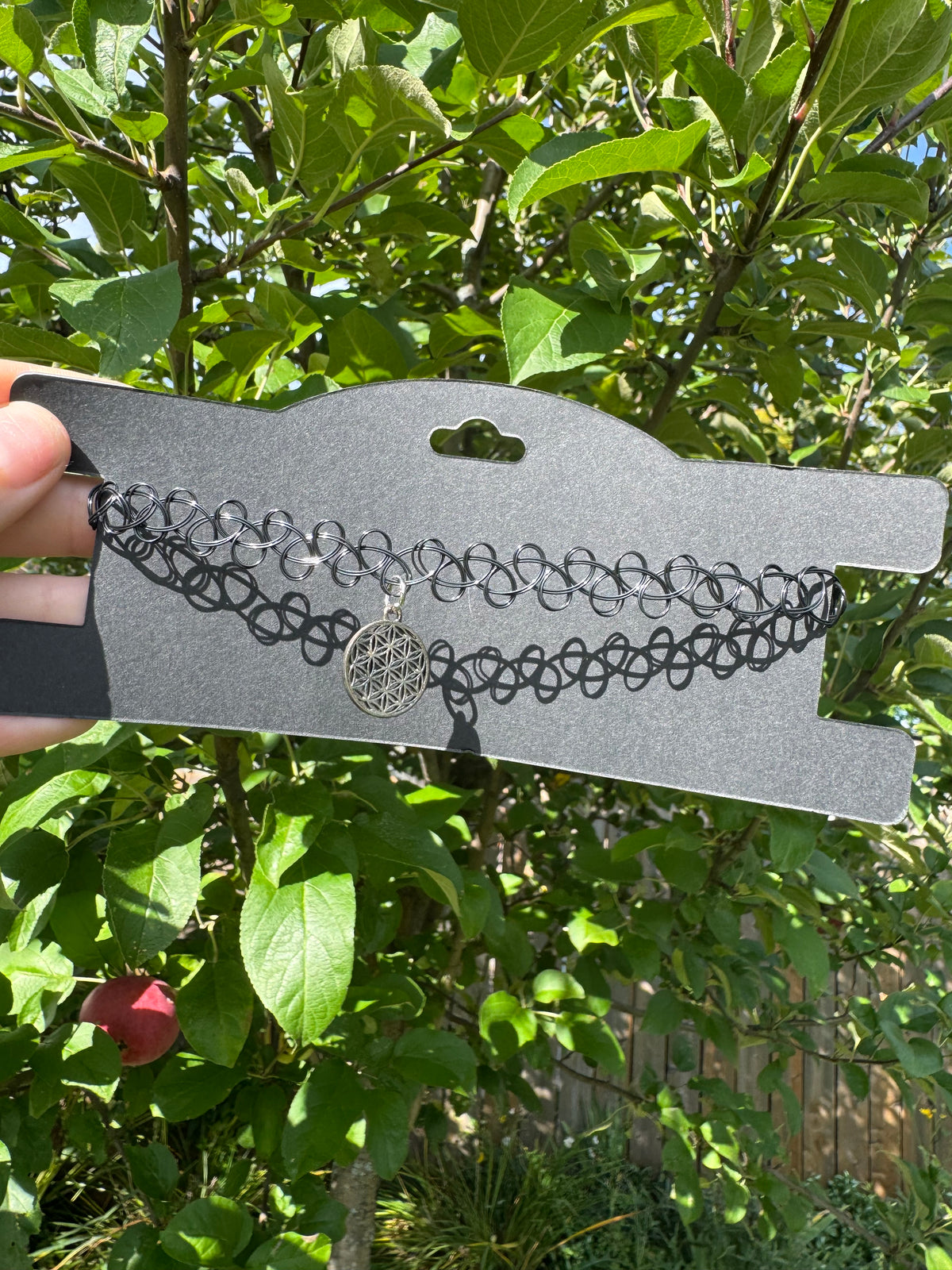 BLACK MANDALA CHOKER