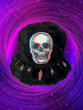 SKULL FURRY BUCKET HAT