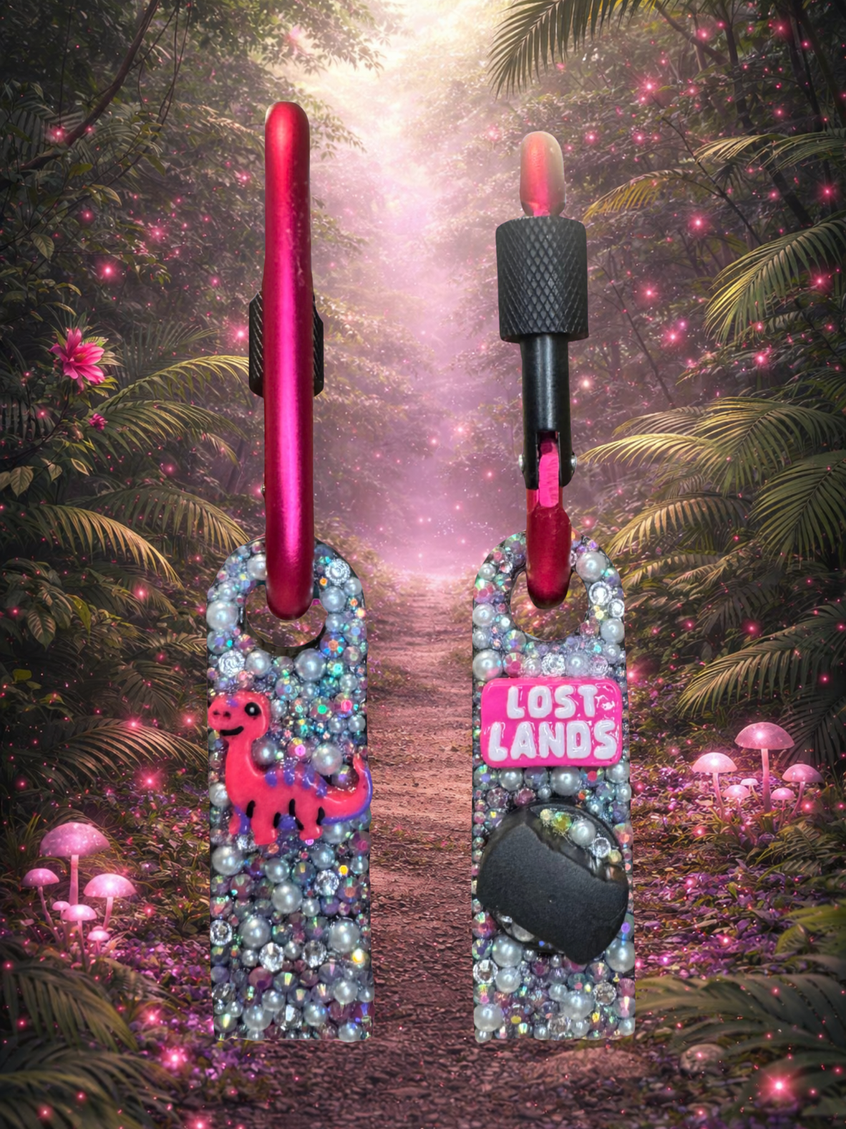 PINK LOST LANDS INSPIRED FLOWSTAR CLIP
