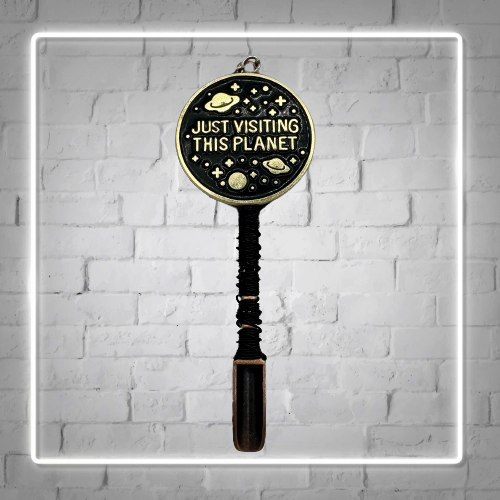 JUST VISITING THIS PLANET NECKLACE