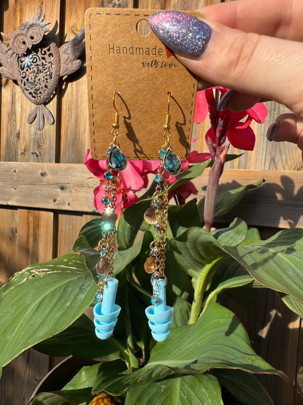 UNDER THE SEA EARPLUG EARRINGS