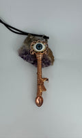 ROSE GOLD THIRD EYE KEY BOTTLE OPENER NECKLACE