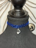 ROYAL BLUE ASTRONAUT CHOKER