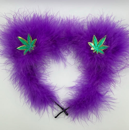 420 PURPLE POCKET FLUFF EARS