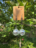 DISCO BALL CHAIN EARRINGS