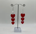 HEART TRIO EARRINGS