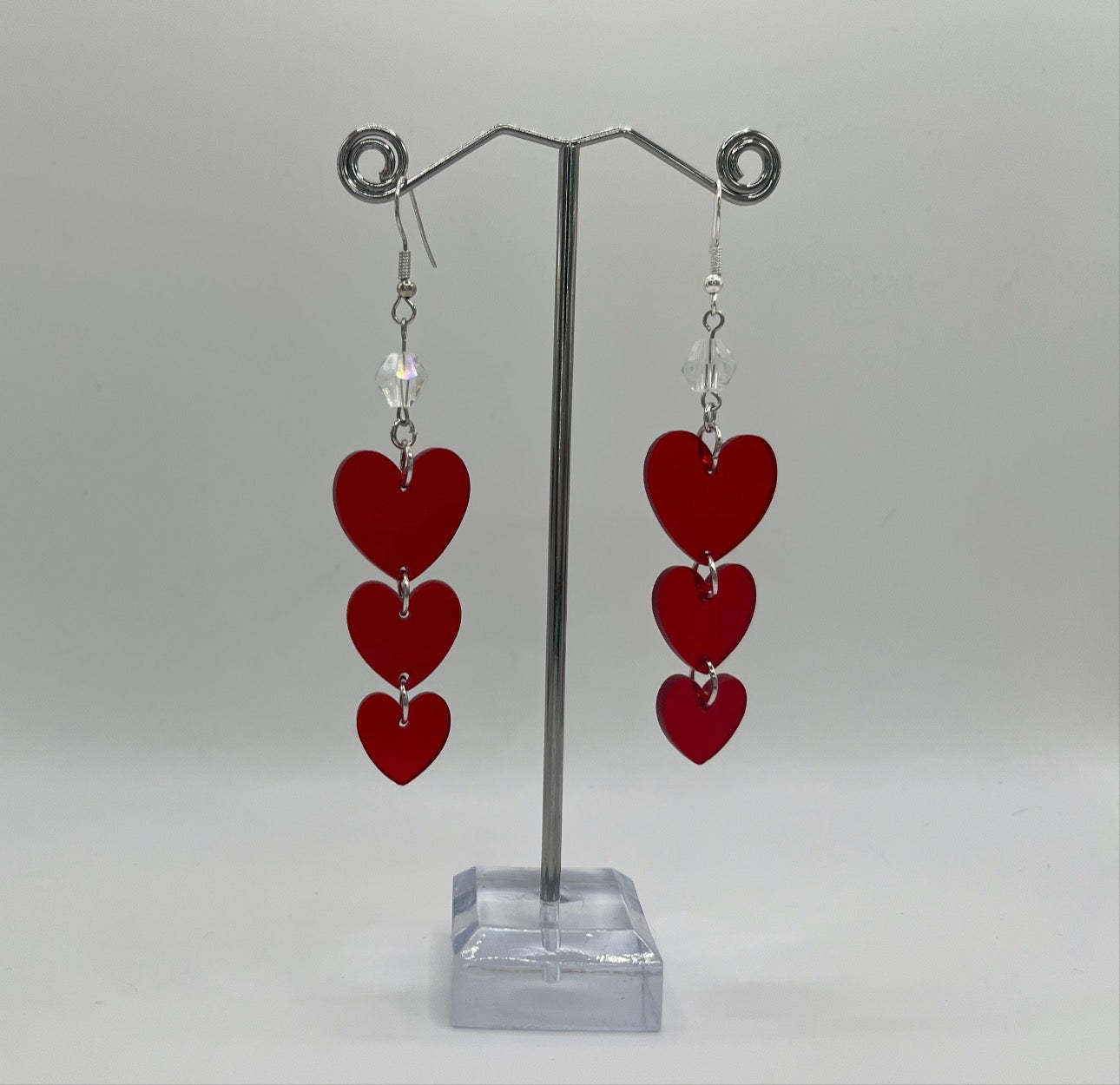 HEART TRIO EARRINGS