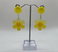 YELLOW FLOWER EARRINGS