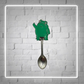 FLIPPING OFF FROG NECKLACE