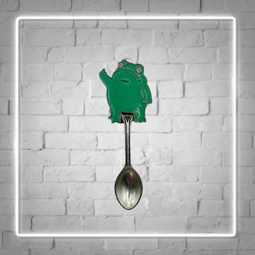 FLIPPING OFF FROG NECKLACE