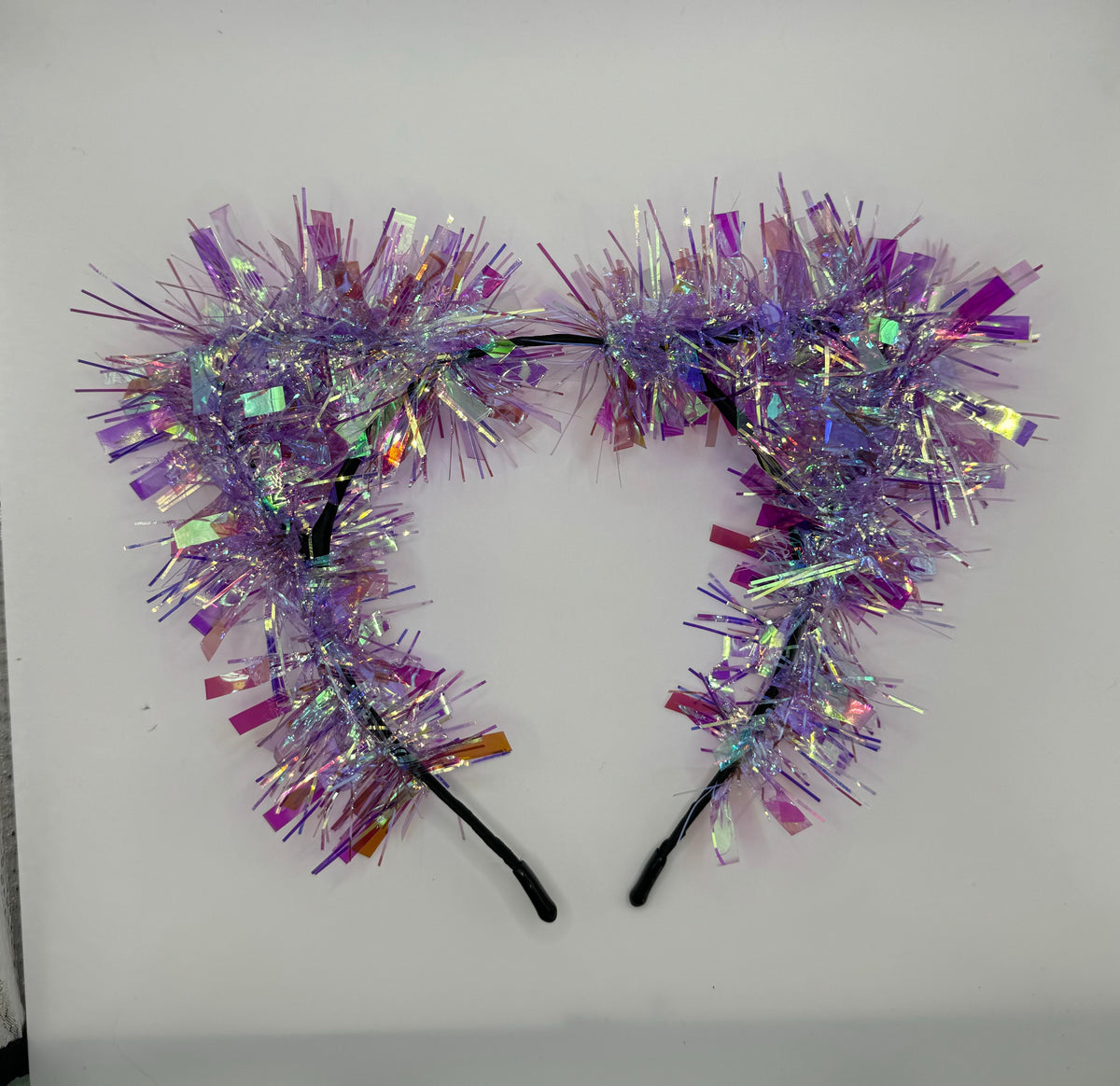 PURPLE TINSEL EARS