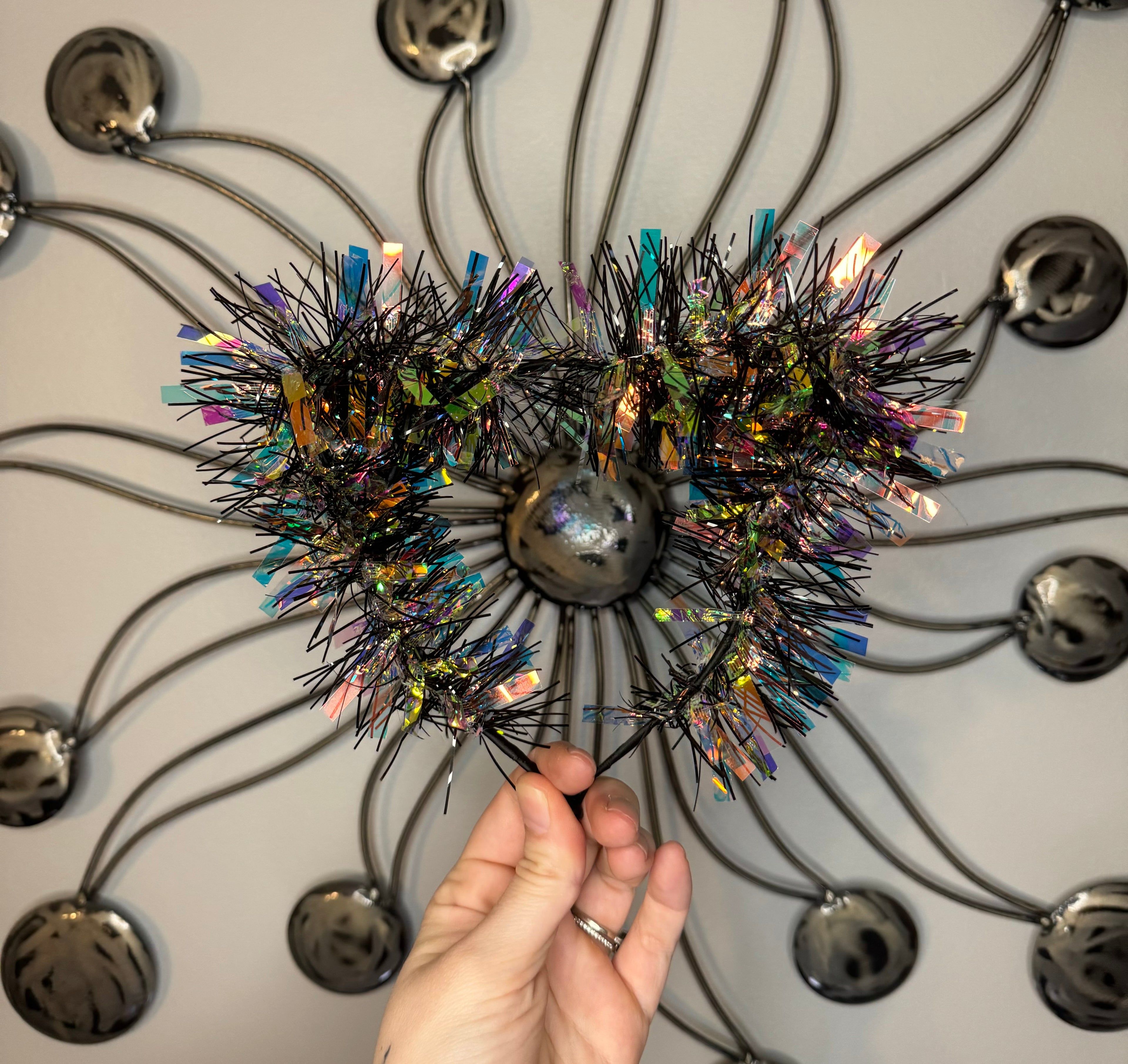 BLACK TINSEL EARS