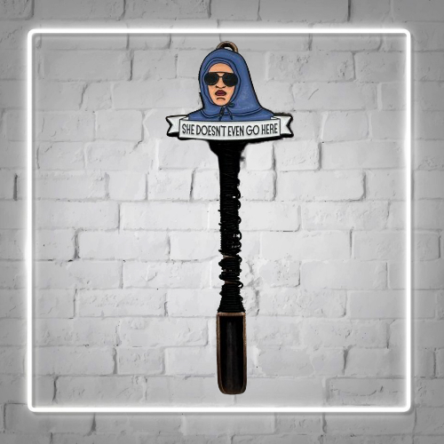 SHE DOESN’T EVEN GO HERE NECKLACE