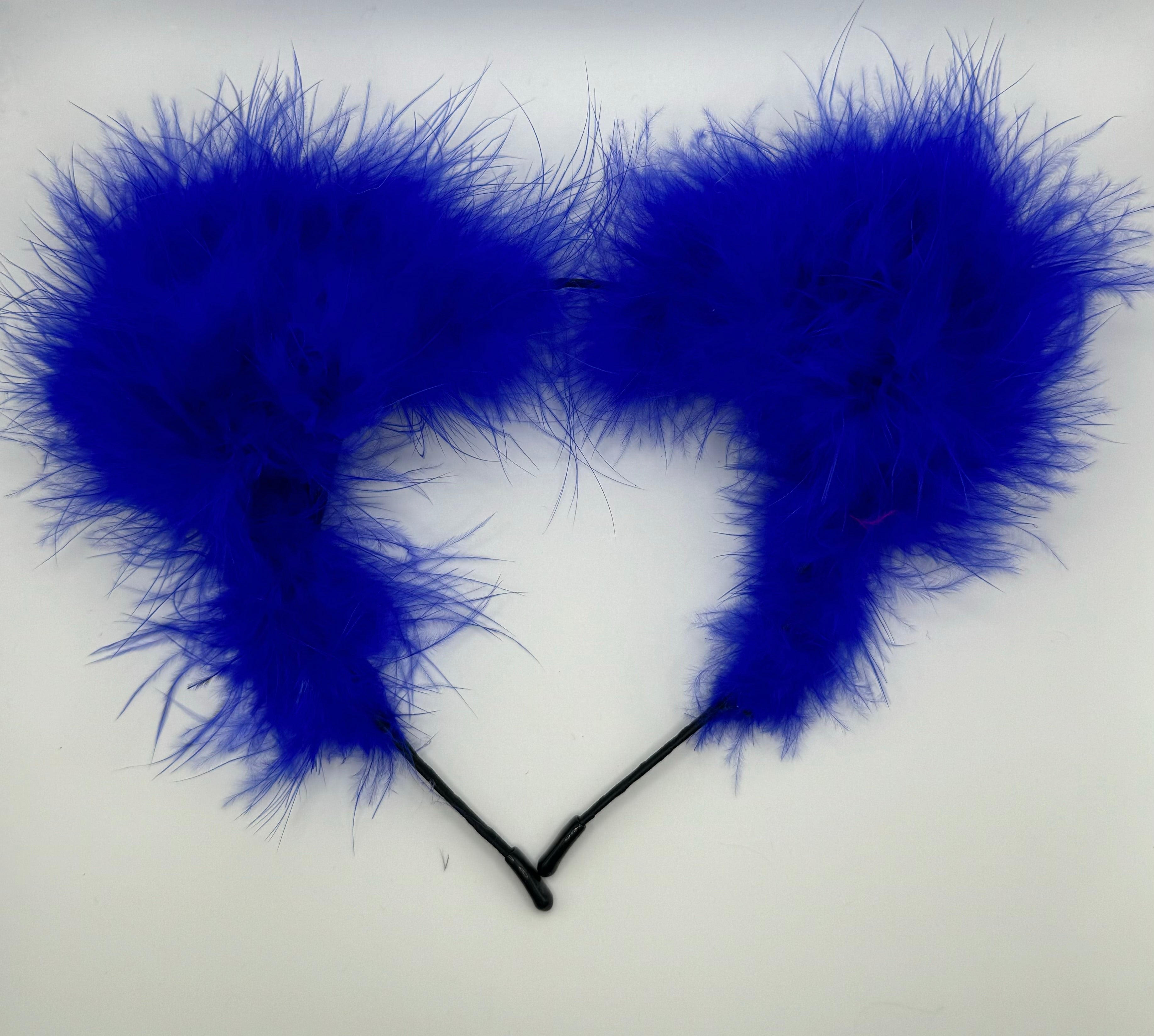ROYAL BLUE POCKET FLUFF EARS