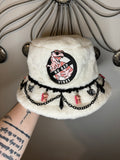 NO BAD VIBES DINO FURRY BUCKET HAT