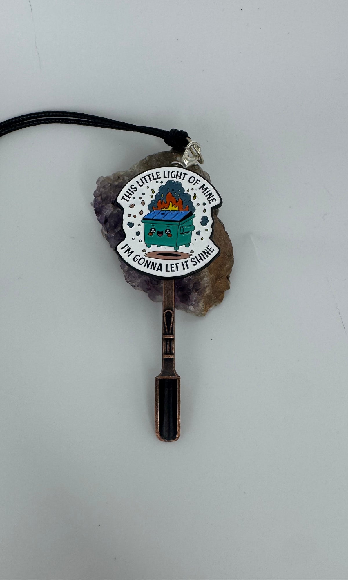 DUMPSTER FIRE NECKLACE