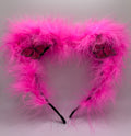 HOT PINK BUTTERFLY FLUFF EARS