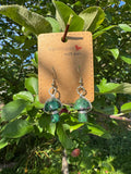 PERSIAN JADE STONE MUSHROOM EARRINGS