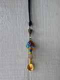 MUSHROOM ROSE QUARTZ NECKLACE