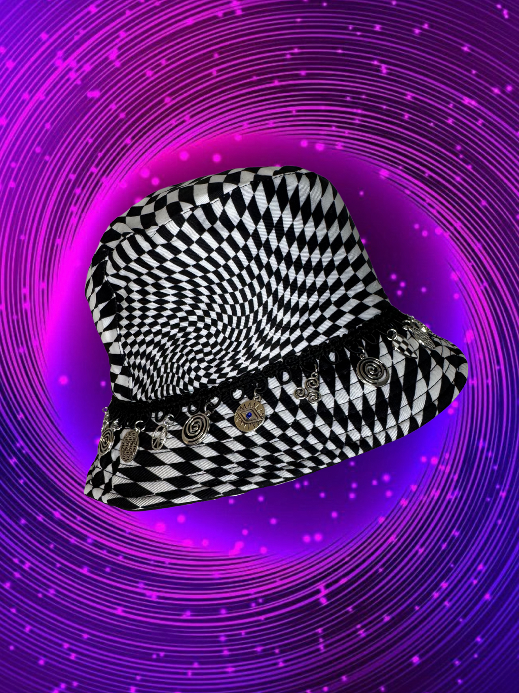 TRIPPY VERTIGO BUCKET HAT