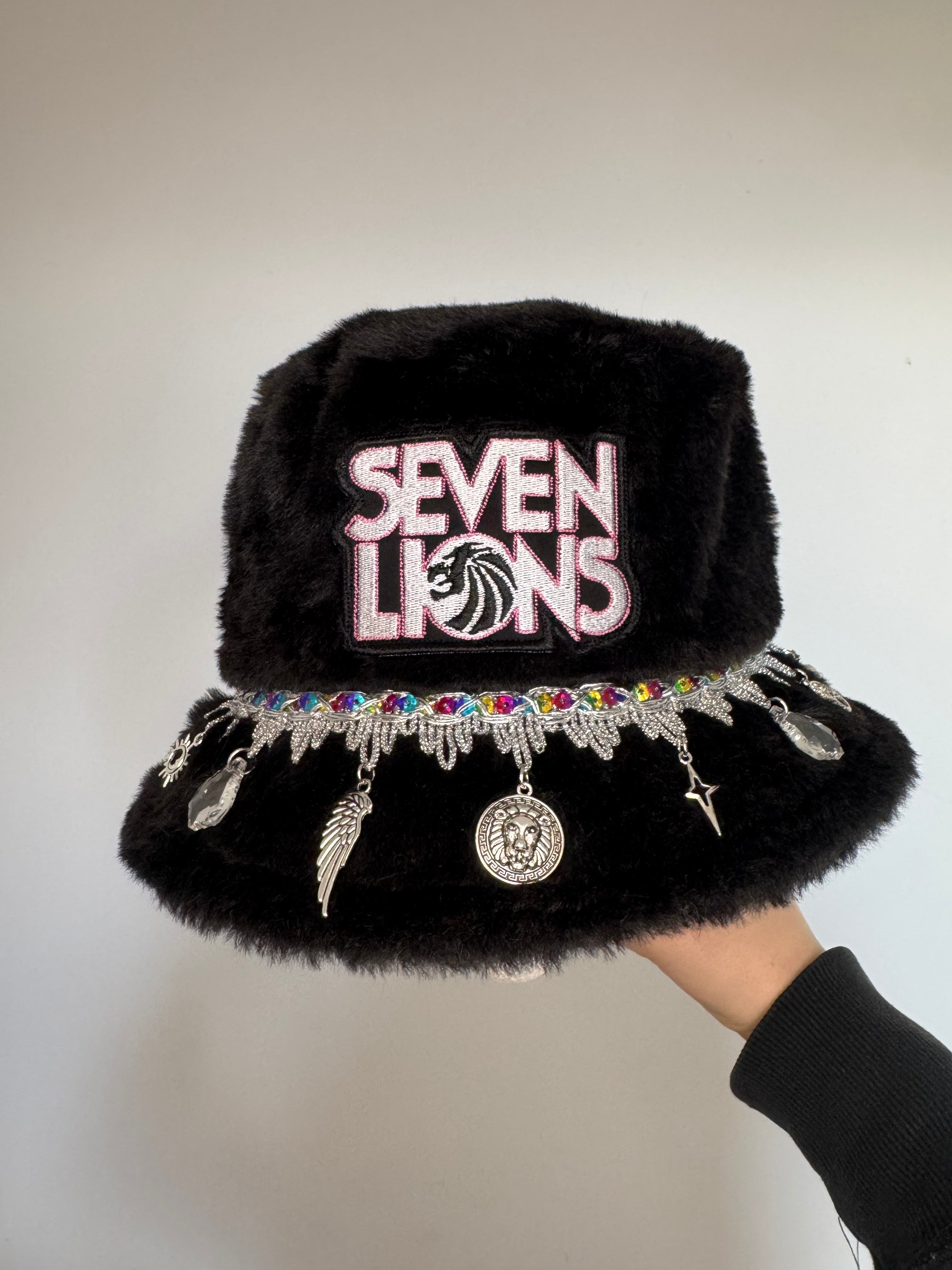 SEVEN LIONS DJ INSPIRED FURRY BUCKET HAT