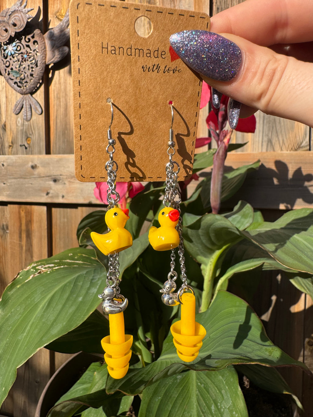 DUCKIE EARPLUG EARRINGS