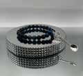 NATURAL BLACK LAVA & BLUE TIGER’S EYE