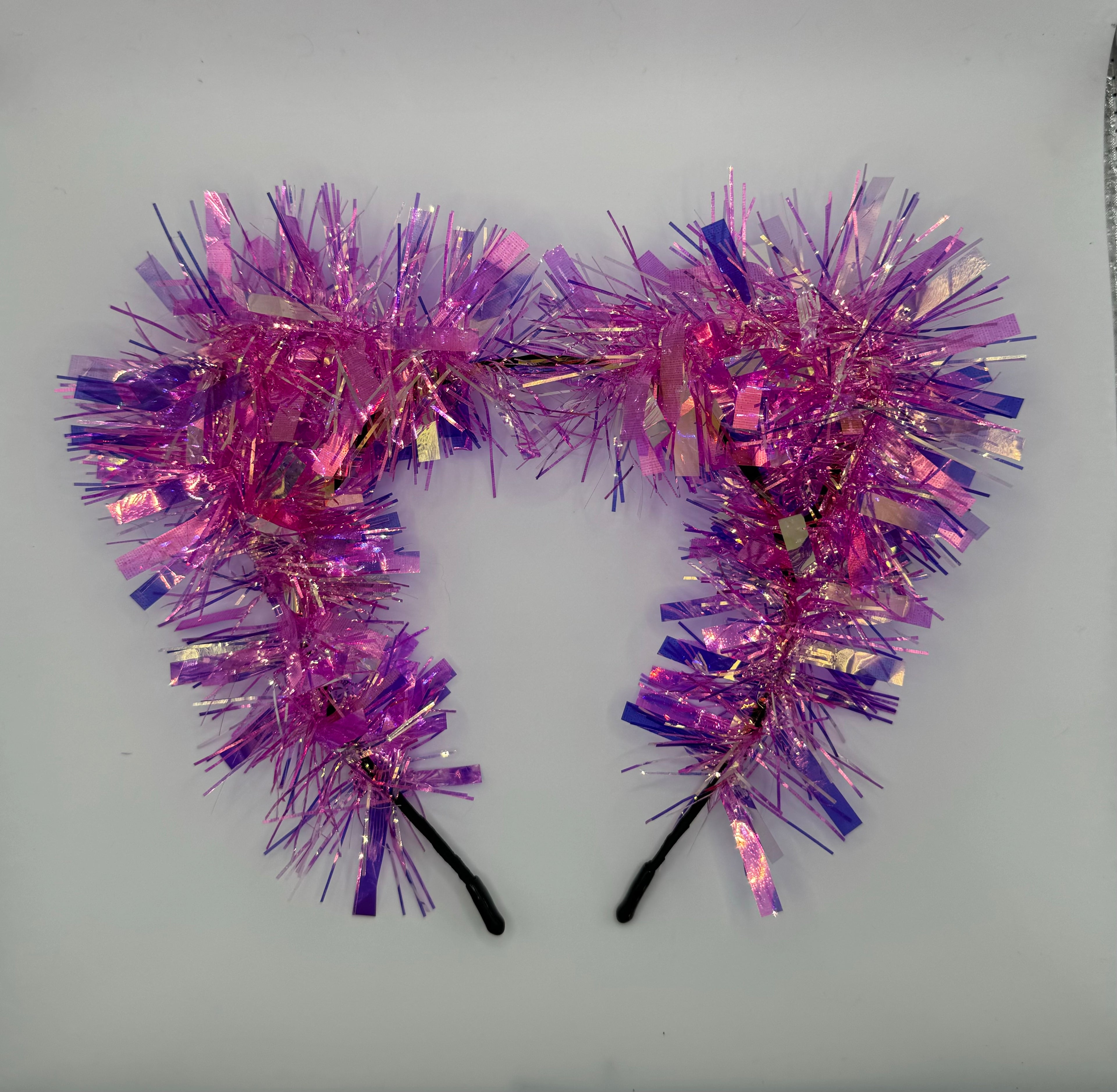 PINK TINSEL EARS