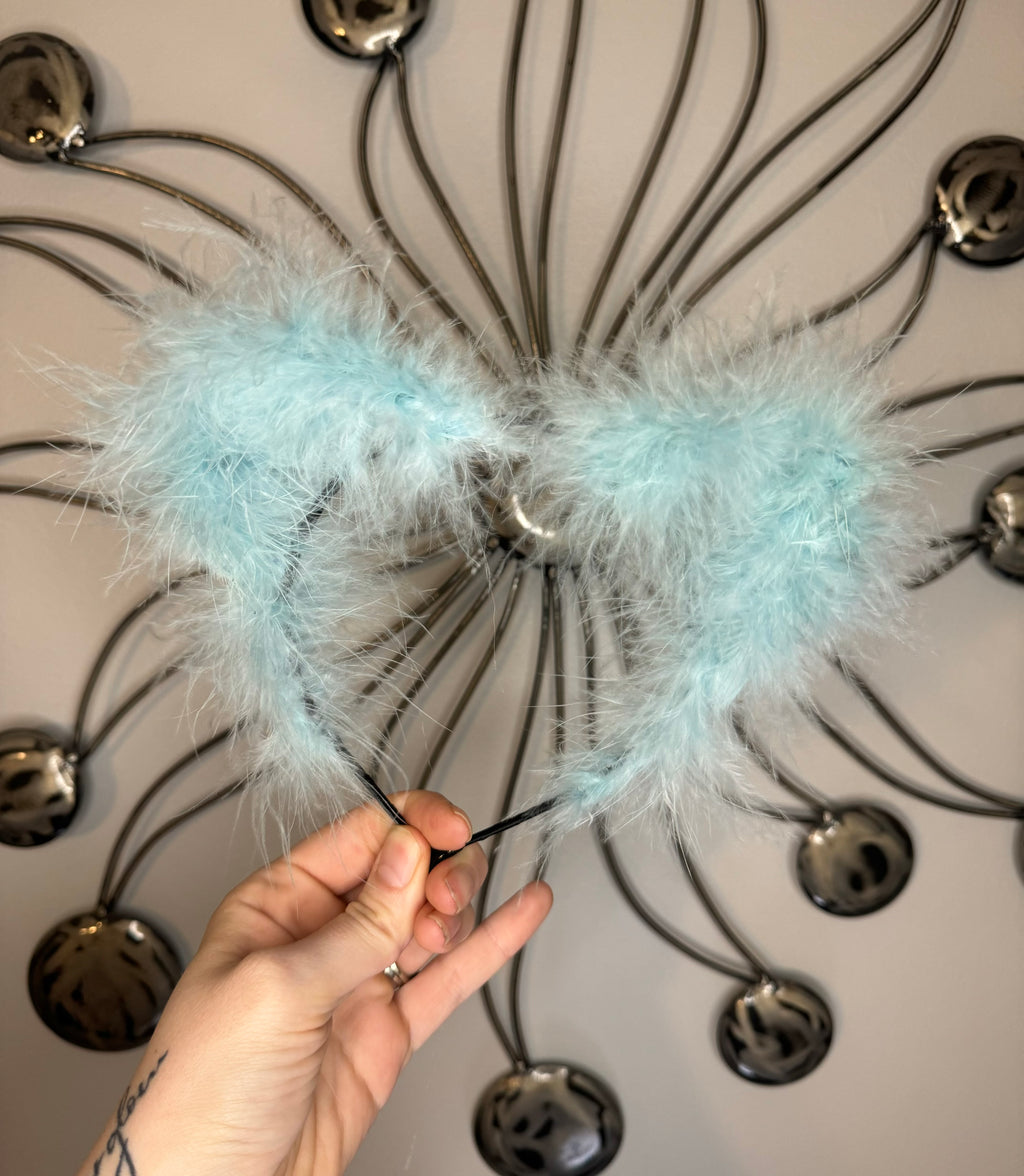 BABY BLUE FLUFF EARS