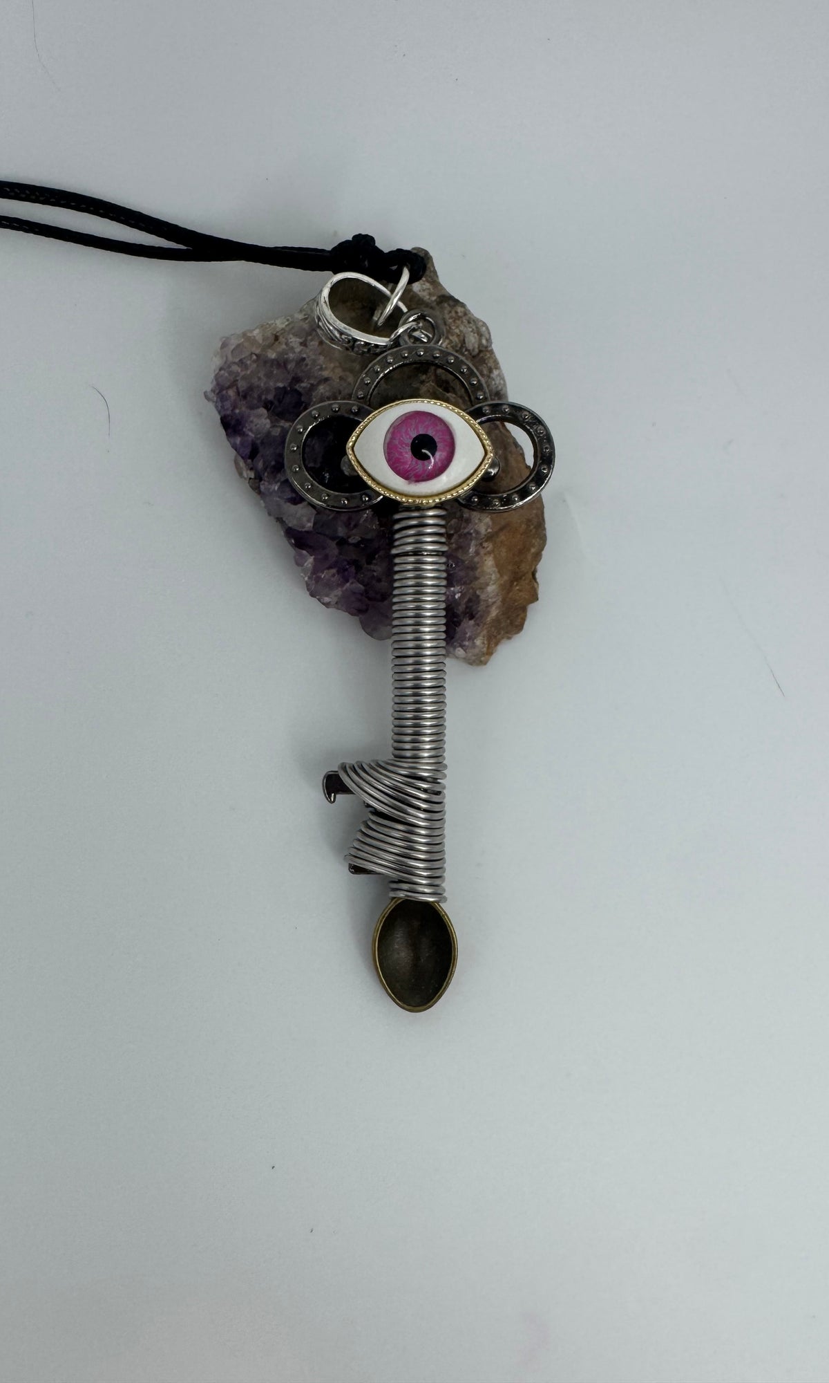 THIRD EYE SILVER KEY BOTTLE OPENER NECKLACE