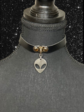 BLACK ALIEN CHOKER