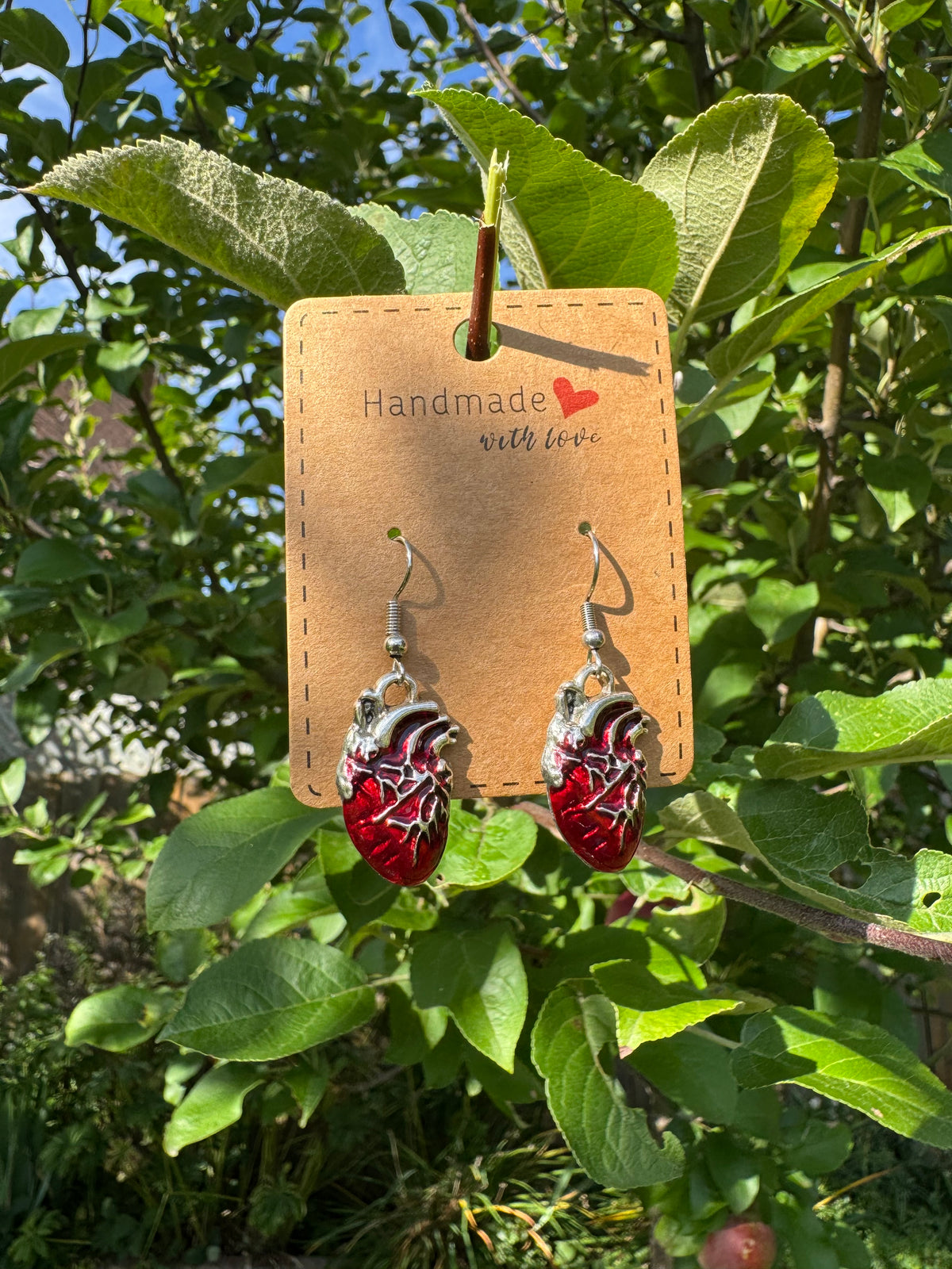 RED HEART EARRINGS