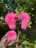 MEDIUM PINK POCKET FLUFF EARS