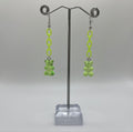 LIME GREEN GUMMY BEAR EARRINGS