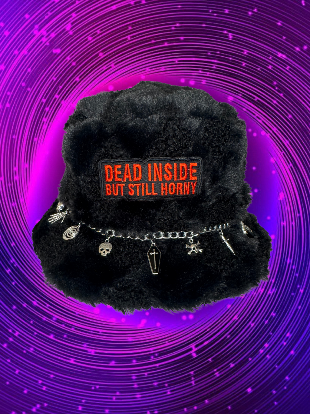 FURRY DEAD INSIDE BUT STILL HORNY BUCKET HAT
