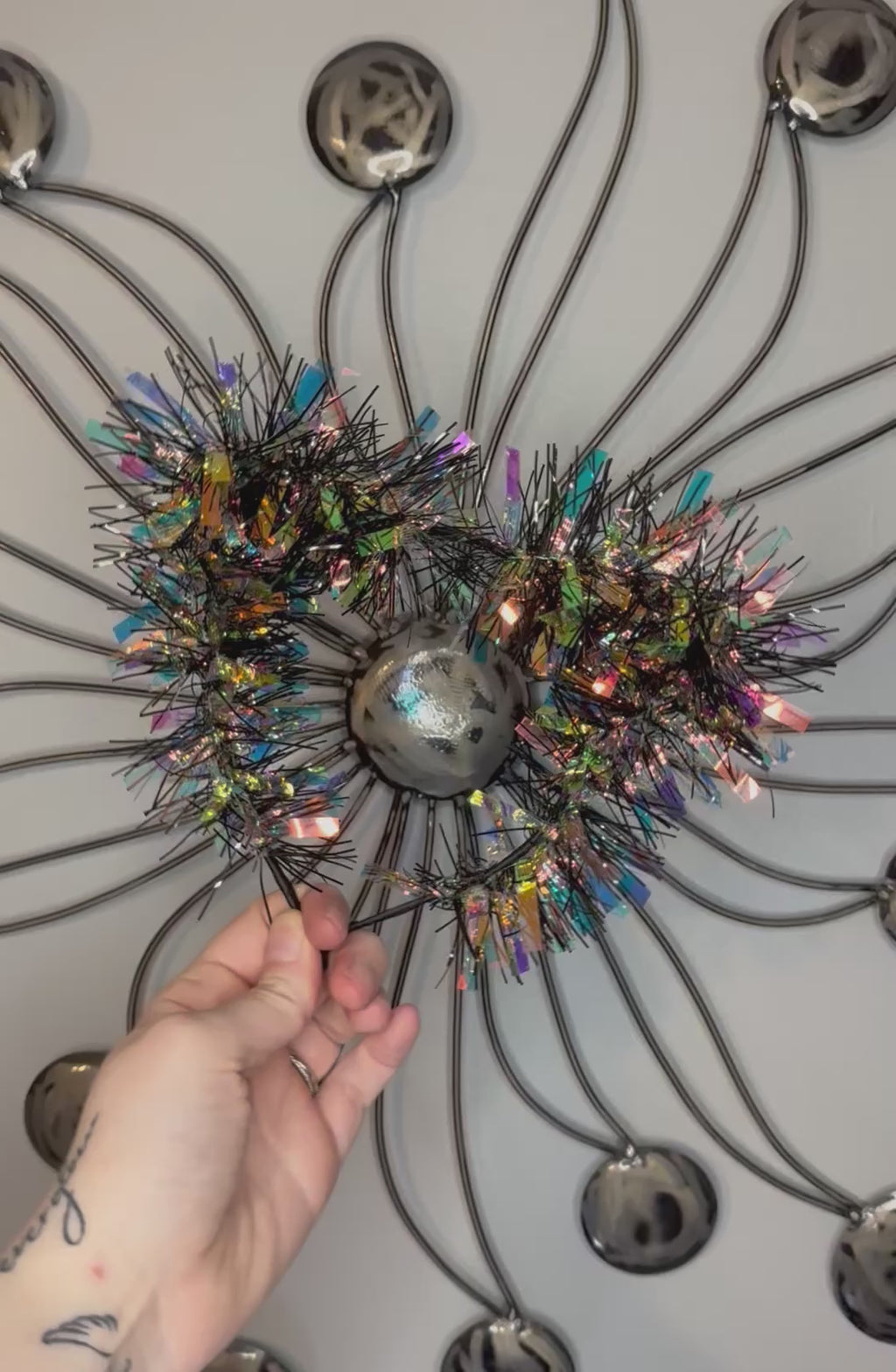 BLACK TINSEL EARS