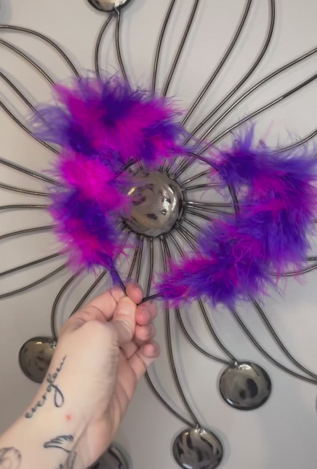 PURPLE & PINK MIX FLUFF EARS